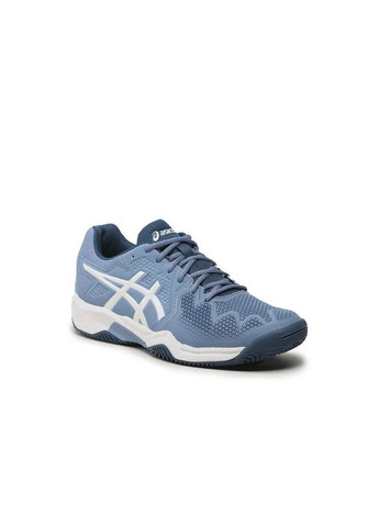 Комбіновані Осінні кросівки для хлопчиків gel-resolution 8 clay gs синій білий Asics