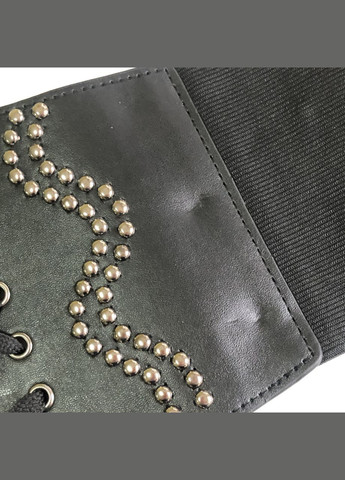 Широкий пояс-корсет ремень ремешок поясок на шнуровке One Size черный (16-9) No Brand (308999935)