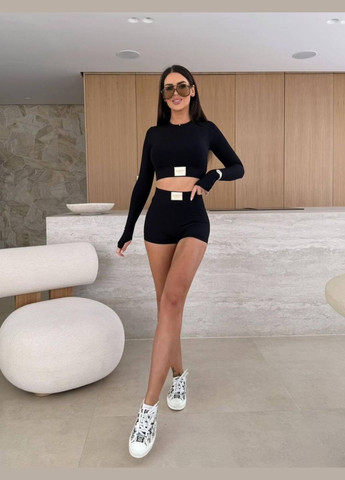 Жіночий костюм шорти + лонгслів Avanti (317251443)