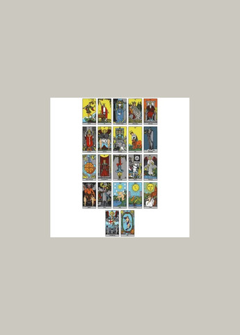 Карти Таро Райдера-Вейта Сонце 78 карт з посібником (Українська версія) Giggle Publishing (334305429)