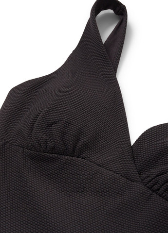 Черный красивый сплошной купальник для беременных слитный C&A суцільний купальник для вагітних