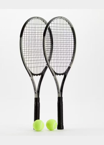 Набор для Большого Тенниса DUO (Две Ракетки, Два Мяча, Чехол) Черный Artengo (335052642)