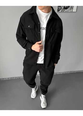 Теплий спортивний чоловічий костюм Casual Fleece No Brand (390426391)