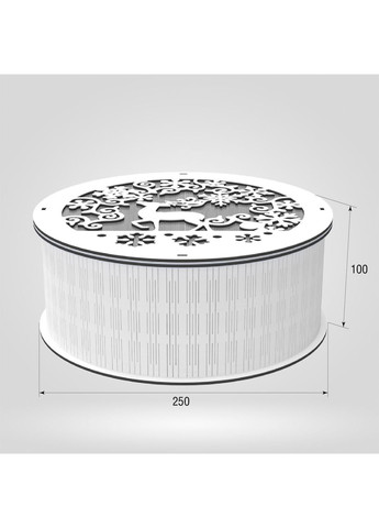 Подарункова коробка d250 h100 Ekostar (368307061)