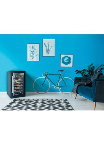 Холодильник для вина, 84.5x49х55, холод.отд.118л, зон – 1, бут-41, ST, дисплей, черный Candy