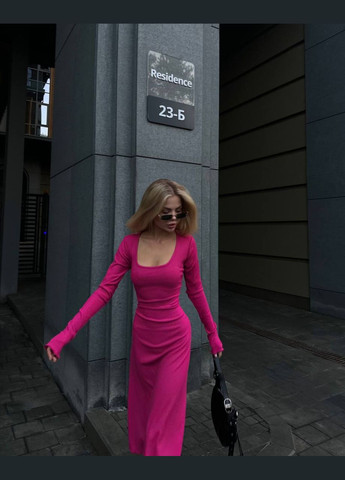 Малинова ділова, повсякденний, кежуал, вечірня жіноча сукня кльош FINO Mode