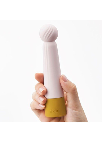 Минивибратор RIN Kogane с экстра мягким кончиком, 4 режима работы, на батарейках Iroha (333332878)