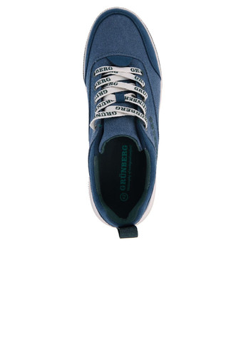 Голубые демисезонные кроссовки мужские Grunberg