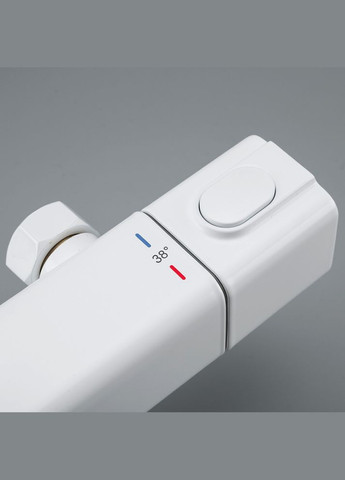 Душевая система с термостатом G24918, излив - переключатель на лейку, белый GAPPO (275335536)