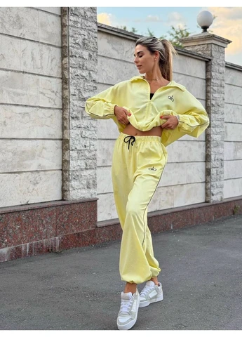 Женский льняной спортивный костюм Fashion (402703242)