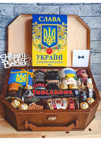 Оригинальный, большой, патриотический подарочный бокс для руководителя, для мужчины, для военного ST (373681459)