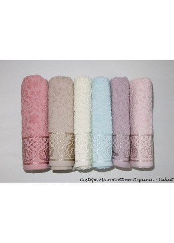 Cestepe набор полотенец cotton delux жаккард - yakut 70*140 (6 шт.) комбинированный производство -