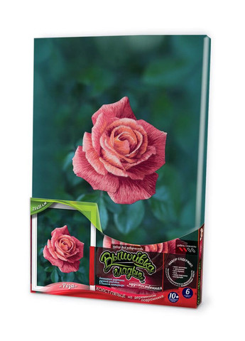 Набір для творчості "Вишивка гладдю за номерами" на підрамнику VGL02 Троянда Вид 9 Danko Toys (292708956)