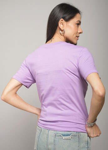 Футболка жіноча фіолетова з принтом "Серце" 103448 Power - (296984389)