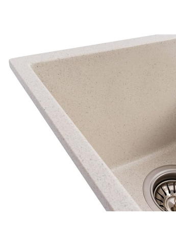 Кухонна гранітна мийка 3744 ROXY біла в крапку Valeso (370269010)