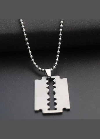 Оригинальный кулон на цепочке из нержавеющей стали в форме Лезвия размер 38х22мм No Brand (323652817)