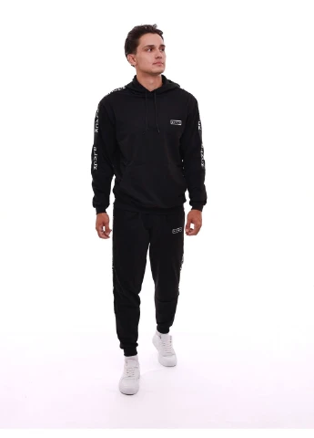 Чорний костюм спортивний чоловічий No Brand