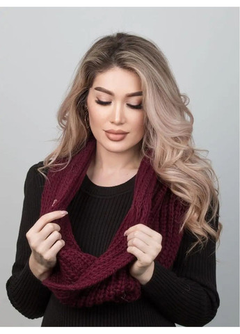 Женский шарф-снуд классический No Brand Хомут барбара (363254167)