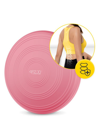 Балансувальна подушка-диск MED+ 33 см сенсомоторна, масажна Pink () 4FIZJO P-5907739313829 (367610302)