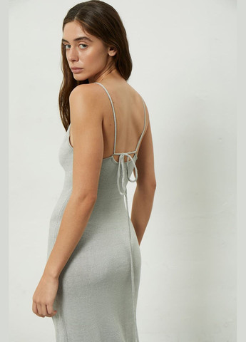 Сіра сукня блискуча 7002 Papaya