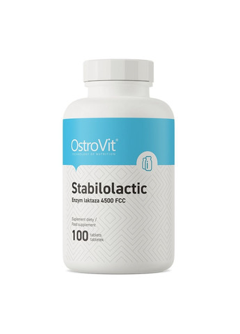 Пробіотики та пребіотики Stabilolactic, 100 таблеток Ostrovit (293477169)