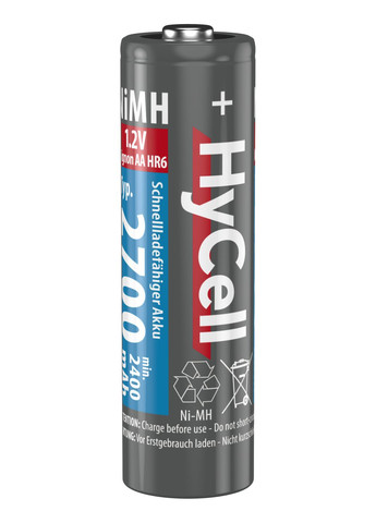 Аккумуляторы AA/HR06 HyCell NI-MH 2700 mAh BL 4 шт Ansmann (370619321)