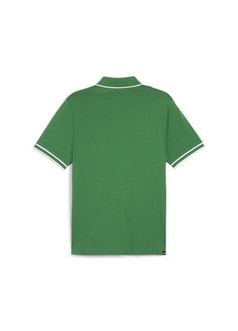 Зеленая футболка-поло squad men's polo для мужчин Puma однотонная