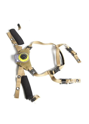 Універсальна система кріплень для шолома Wendy system із подушками (Койот) No Brand (332636544)