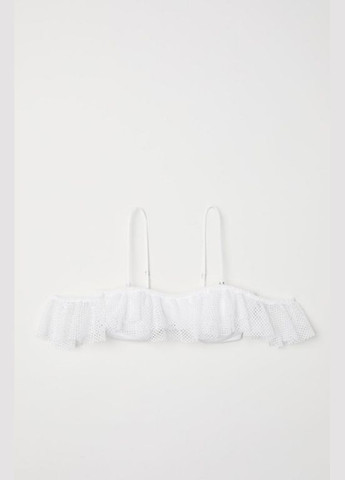 Верхня частина купальника 0600372002 38 (75B) Біла H&M (340234668)