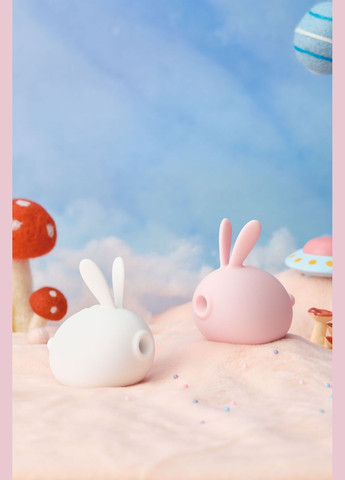 Вакуумний кліторальний стимулятор з вібрацією Too Simple White - CherryLove KisToy (332209478)