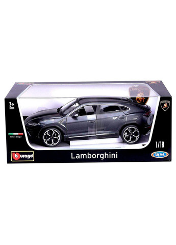 Автомодель Lamborghini Urus, серый () Bburago 18-11042G (367032704)