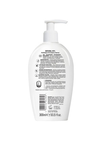Міцелярний гель для інтимної гігієни Intimate Natural 95% 300 мл AA 5900116062808.0 (328200439)