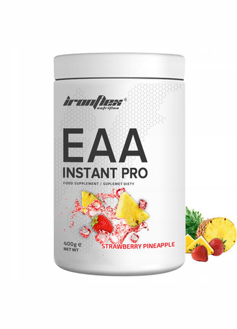 Аминокислоты EAA Pro Instant 400 g (Strawberry pineapple) Ironflex (291848533)