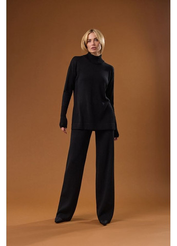 Черный джемпер 2706 стальной Triko Bakh