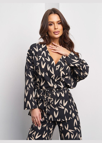 Трендовий костюм-кімоно з принтом No Brand (315796720)