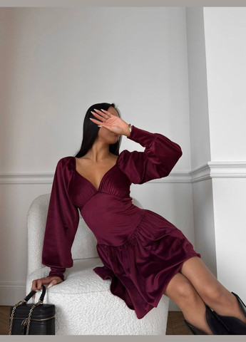 Женский комбинезон FINO Mode комбинезон-шорты бордовый деловой, кэжуал, коктейльный, вечерний