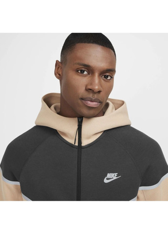 Толстовка чоловіча Tech Fleece Reflective Beige Nike (364838270)
