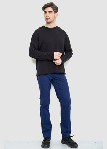 Черный лонгслив мужской однотонный,, 102r3308 Ager (313294563)