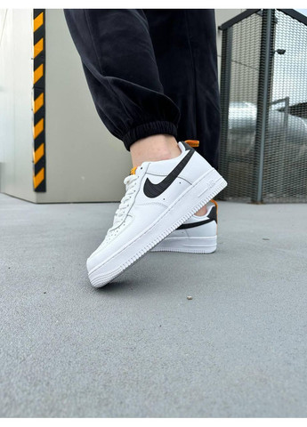 Белые демисезонные кроссовки мужские nike air force 1 low pivot point найк аир форс 1 премиум No Brand