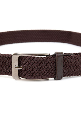 Текстильный мужской ремень классика Vintage коричневый (sku_20523) No Brand (327819259)