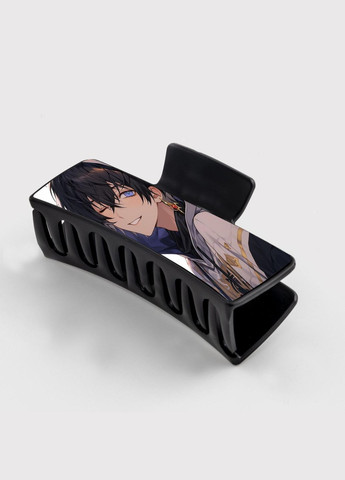 Заколка крабик для волос Аниме Банановая Рыба #0005 черный No Brand (315630695)