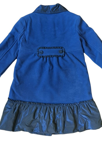 Синє зимнє Дитяче зимове пальто для дівчинки Blumarine Baby