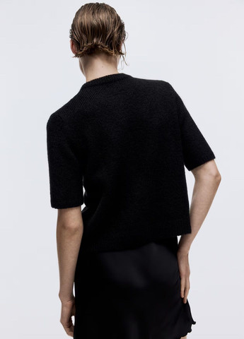 Черный демисезонный кардиган H&M