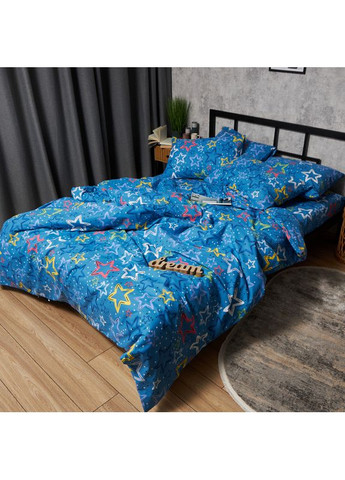 Комплект постельного белья Бязь Gold Люкс King Size 220x240 наволочки 2х70х70 (MS-820009277) Moon&Star Galaxy Dreams (356113494)