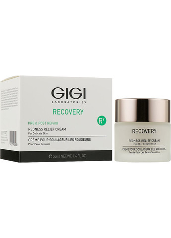Крем від почервоніння і роздратування Recovery Redness Relief Creme 50ml (102990-9220) Gigi (368638025)