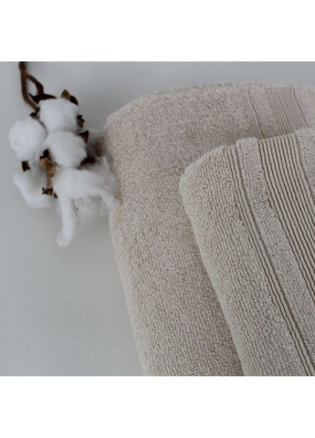 Хлопковое полотенце для тела 70*140 см, 550 г/м2 Fancy Кремовое (2567070140) ТЕП однотонный кремовый