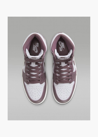 Белые кроссовки мужские 1 retro high og shoes white/bordo dz5485-105 Air Jordan