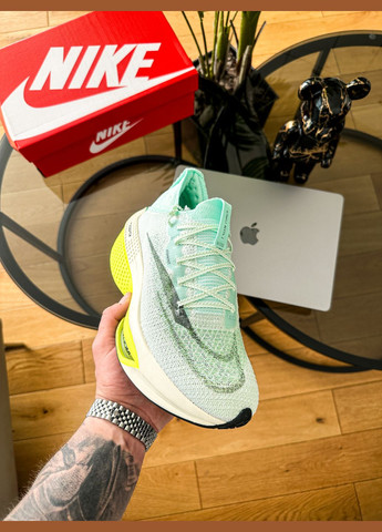 Серые демисезонные кроссовки мужские nike wmns air zoom alphafly next 2 mint | найк аир зум серые No Brand