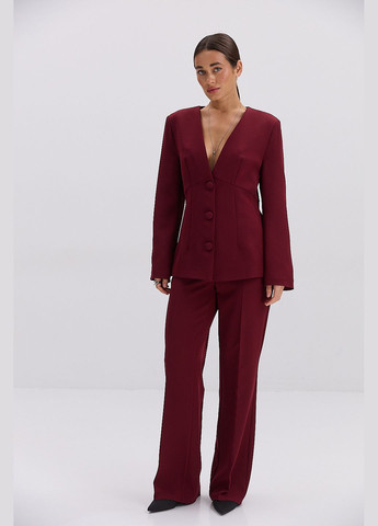 Женские классические брюки молочные со стрелками Arjen (317233869)