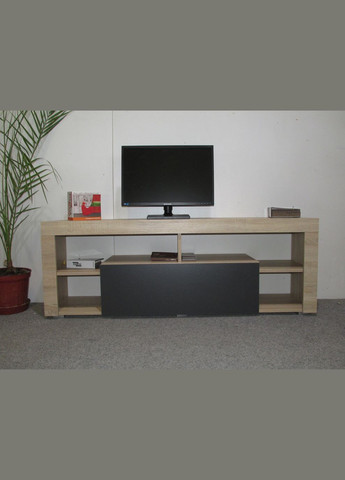 Тумба під телевізор із 4 полицями Джеко 140 Німфея Альба (MZN-031034) М-ЗОН (353499411)